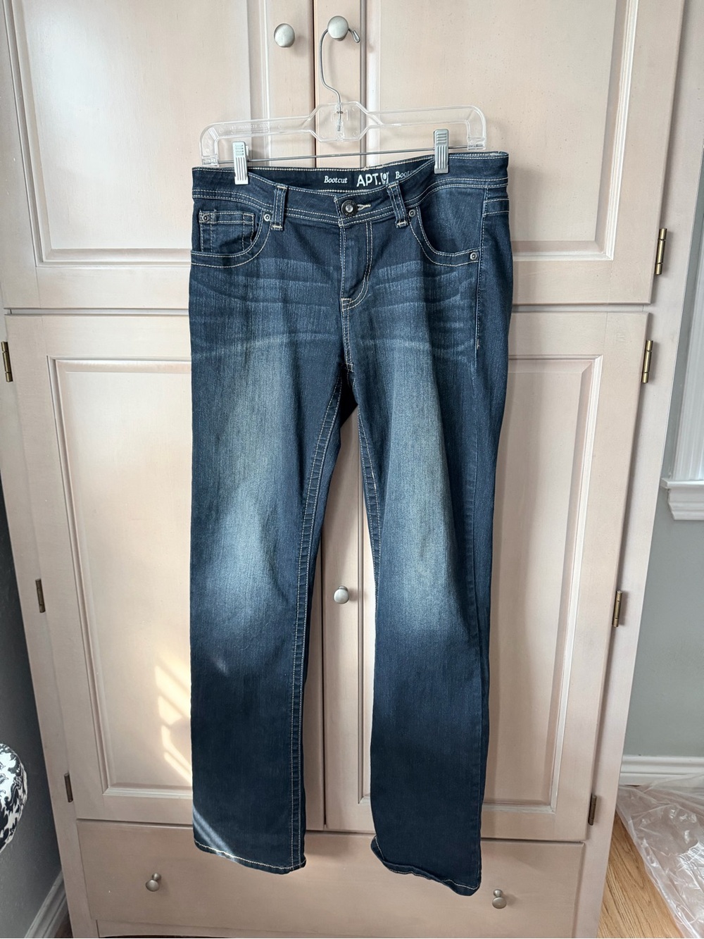 Apt. 9 Women's Dark Indigo Flare Jeans